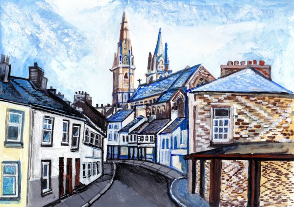 Castle Street, Omagh (Colour)